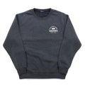 VAN SPORTS Crew Neck Sweatshirt L Gray Fleece Lining Back Print