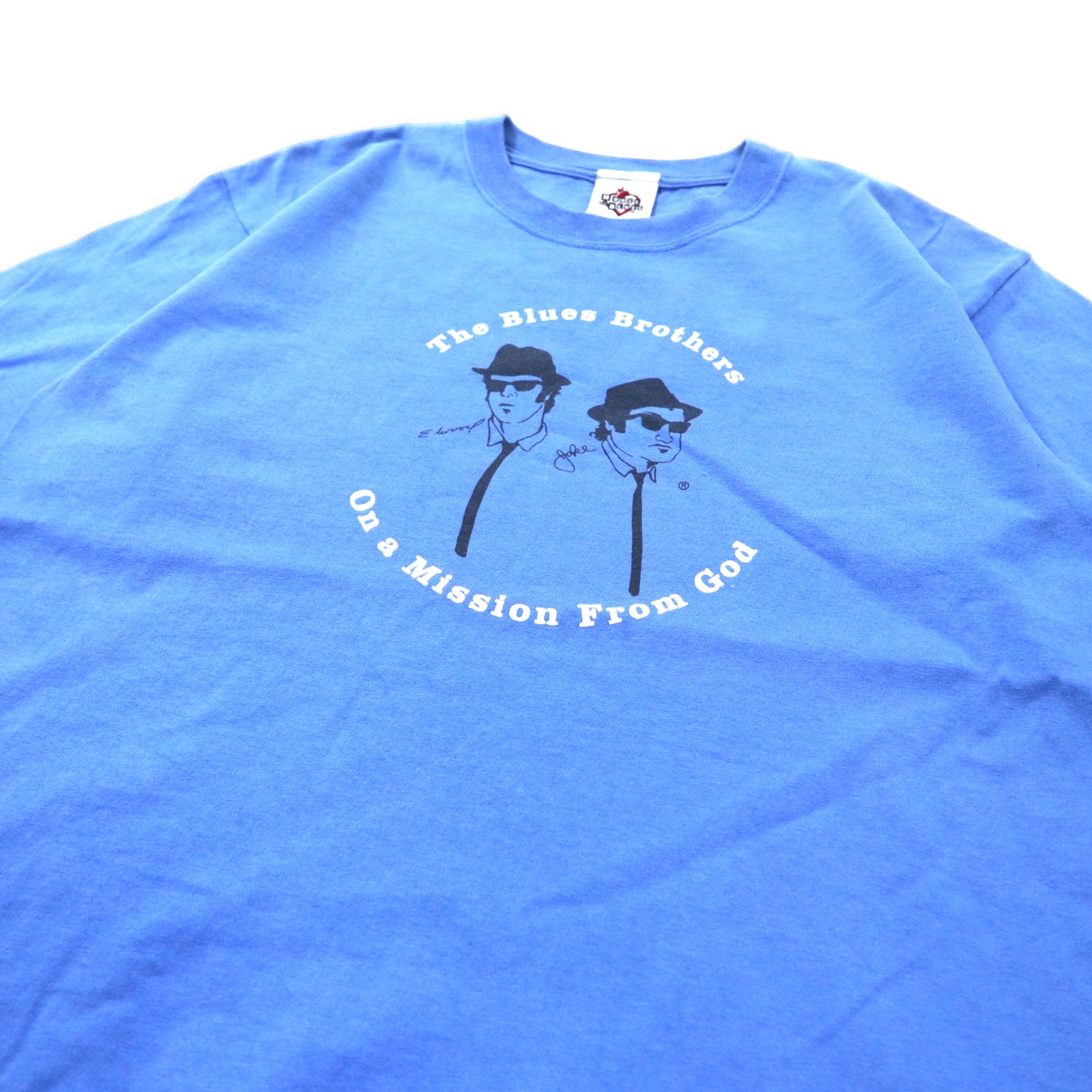 USA製 THE BLUES BROTHERS ブルースブラザーズ バンド ムービー Tシャツ XL ブルー コットン HOUSE OF BLUES