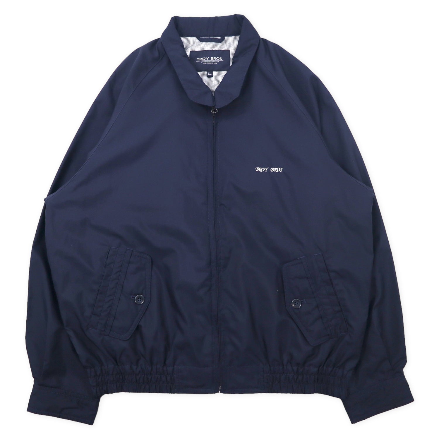 TROY BROS Swing Top Harrington Jacket LL Navy Polyester One