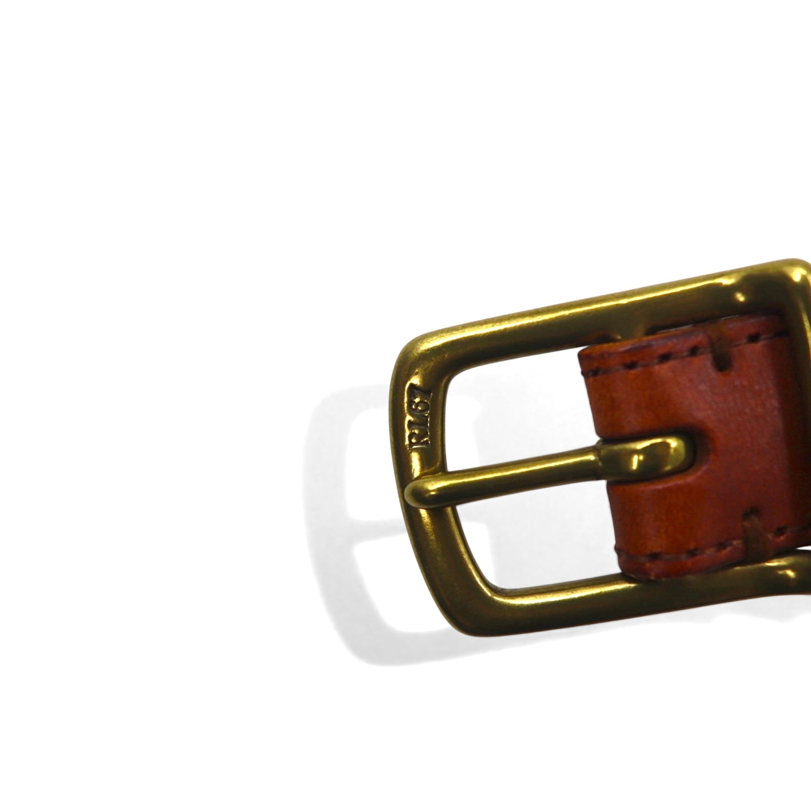 本革 Ralph Lauren 牛革 編み込み メッシュ ベルト Lサイズ ブラウン 8