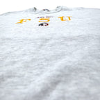 JERZEES Made in USA 90s College Embroidered Sweatshirt L Grey Cotton Fleece Lining FSU Football
