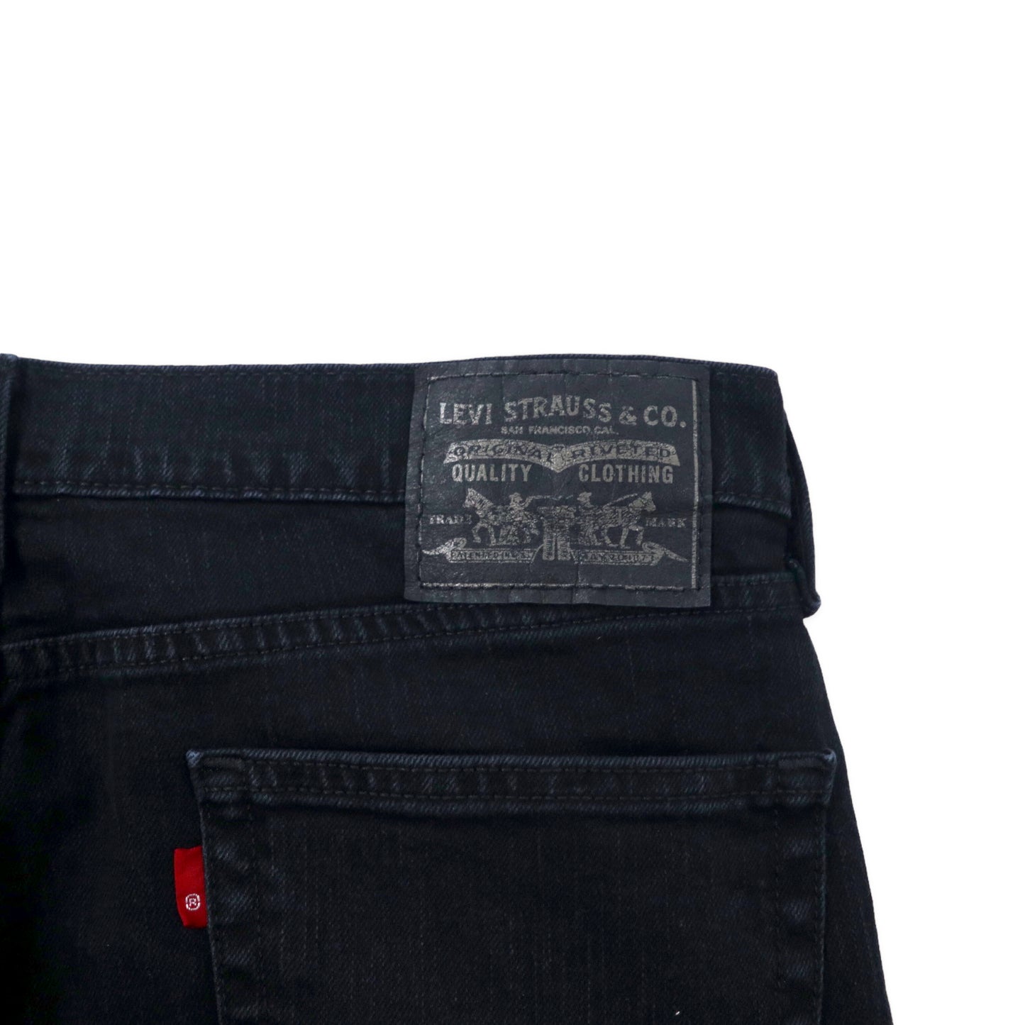 Levi's Black Denim Pants 34 Stretch skinny 62209-0016 Mexico Made 
