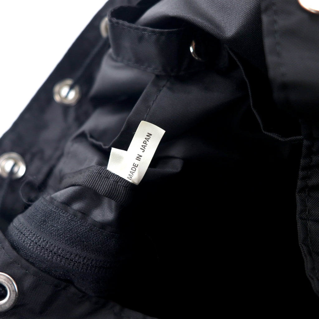 Y'SACCS POUR FEMME (YOHJI YAMAMOTO) Nylon Mini Backpack Drawstring Black Made in Japan