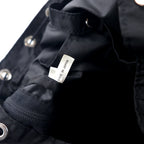 Y'SACCS POUR FEMME (YOHJI YAMAMOTO) Nylon Mini Backpack Drawstring Black Made in Japan