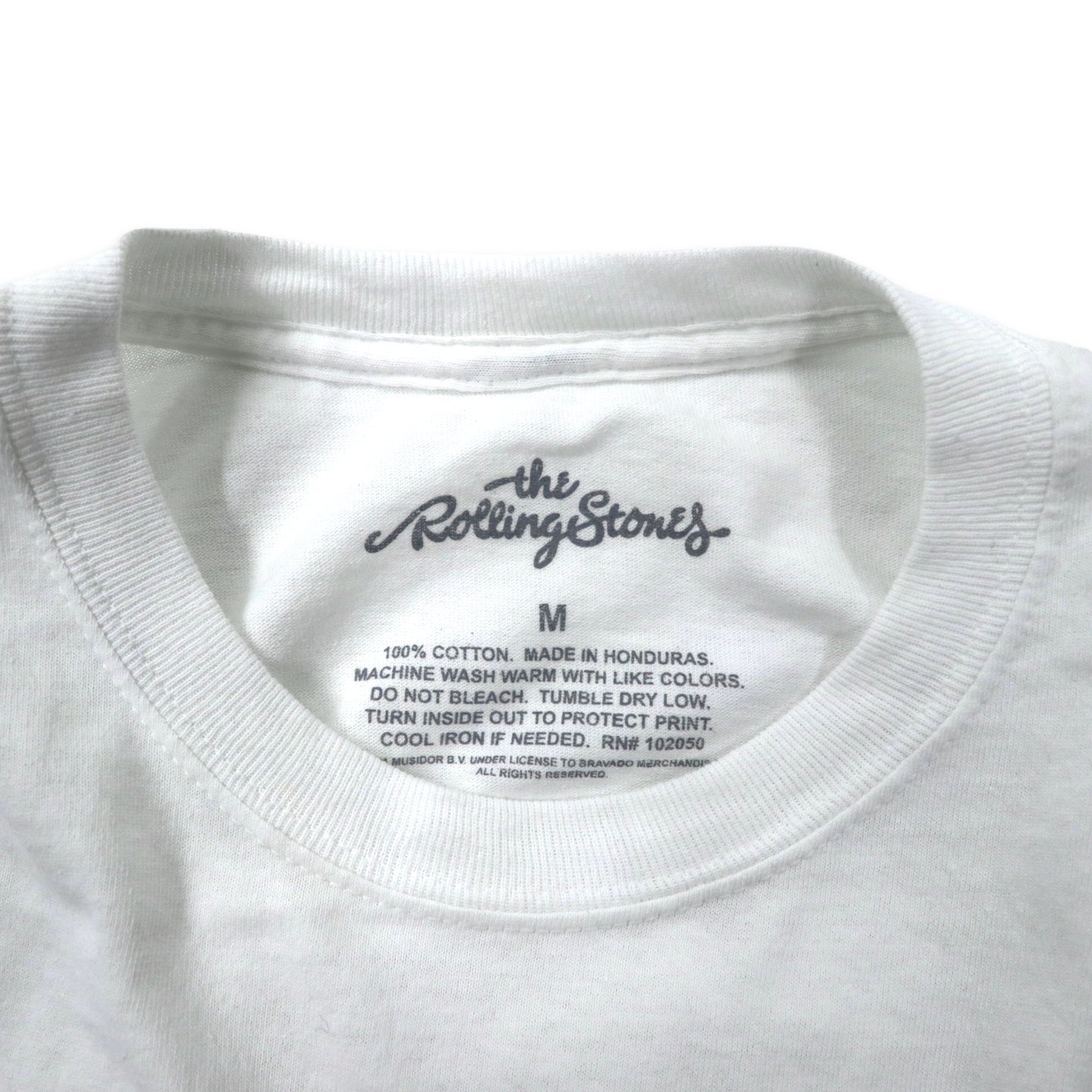 THE ROLLING STONES ローリングストーンズ バンドTシャツ M ホワイト コットン