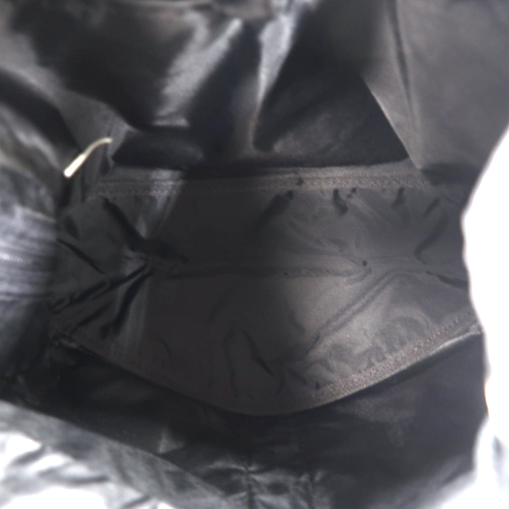 Y'SACCS POUR FEMME (YOHJI YAMAMOTO) Nylon Mini Backpack Drawstring Black Made in Japan