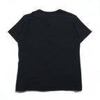 Ground Y (YOHJI YAMAMOTO) Check Logo Graphic Tee, Size L, Black, GT-T34-015, Made in Japan