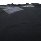 Ground Y (YOHJI YAMAMOTO) Check Logo Graphic Tee, Size L, Black, GT-T34-015, Made in Japan