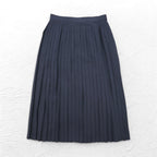 Christian Dior オールド PRET-A-PORTER プリーツスカート M グレー ウール 日本製