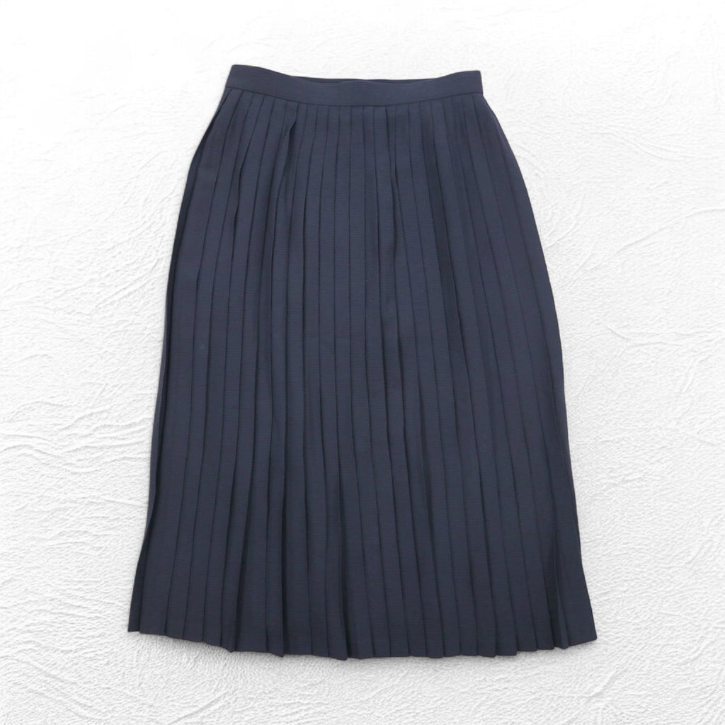 Christian Dior オールド PRET-A-PORTER プリーツスカート M グレー ウール 日本製