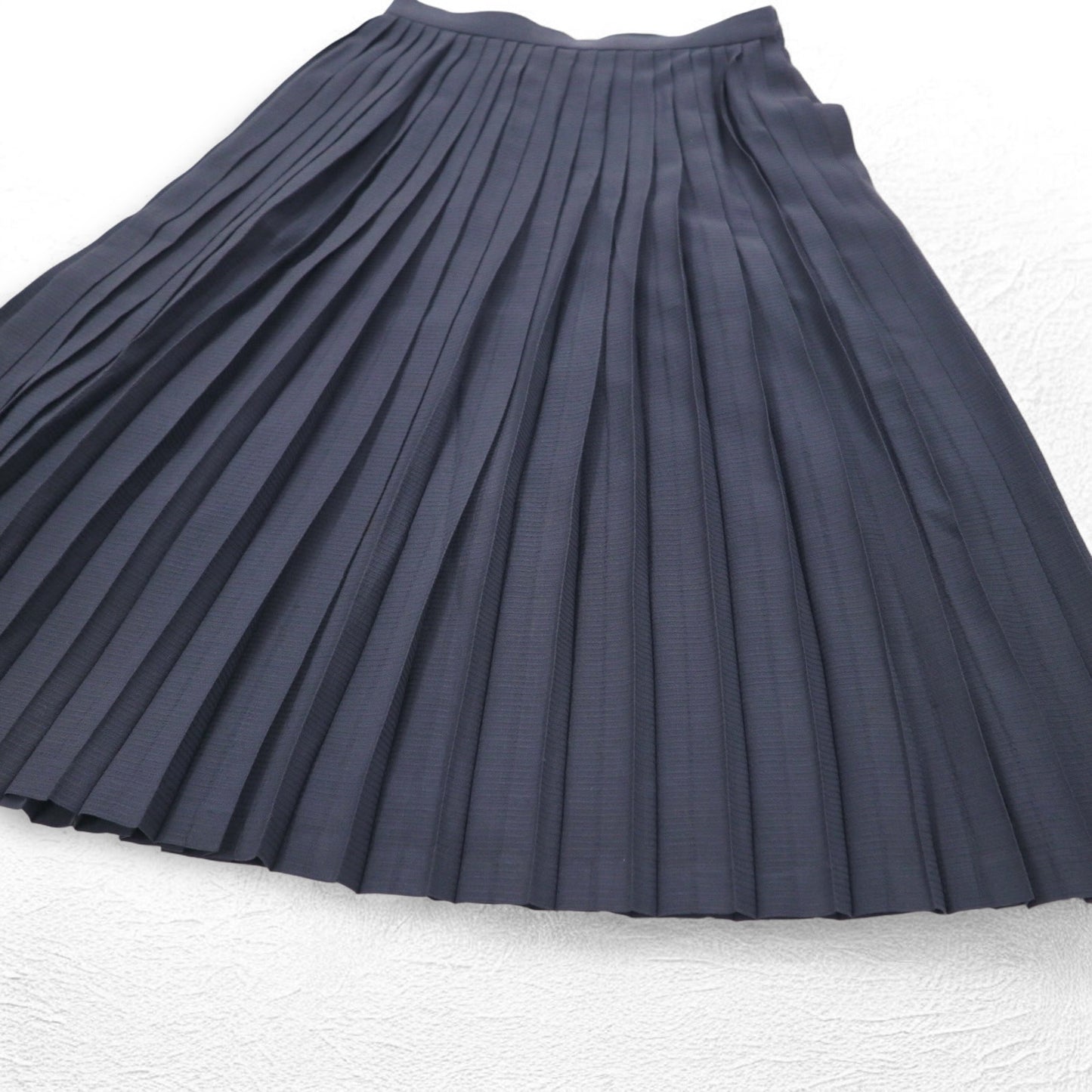 Christian Dior オールド PRET-A-PORTER プリーツスカート M グレー ウール 日本製