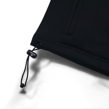 airwalk 00年代 プルオーバー パーカー ジャージ M ブラック ポリエステル 裏起毛 ドローコード