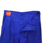 DEADSTOCK SANFOR French Work Pants French Work Tuck Chino Pants XL Blue Cotton Center Press Deadstock Unused