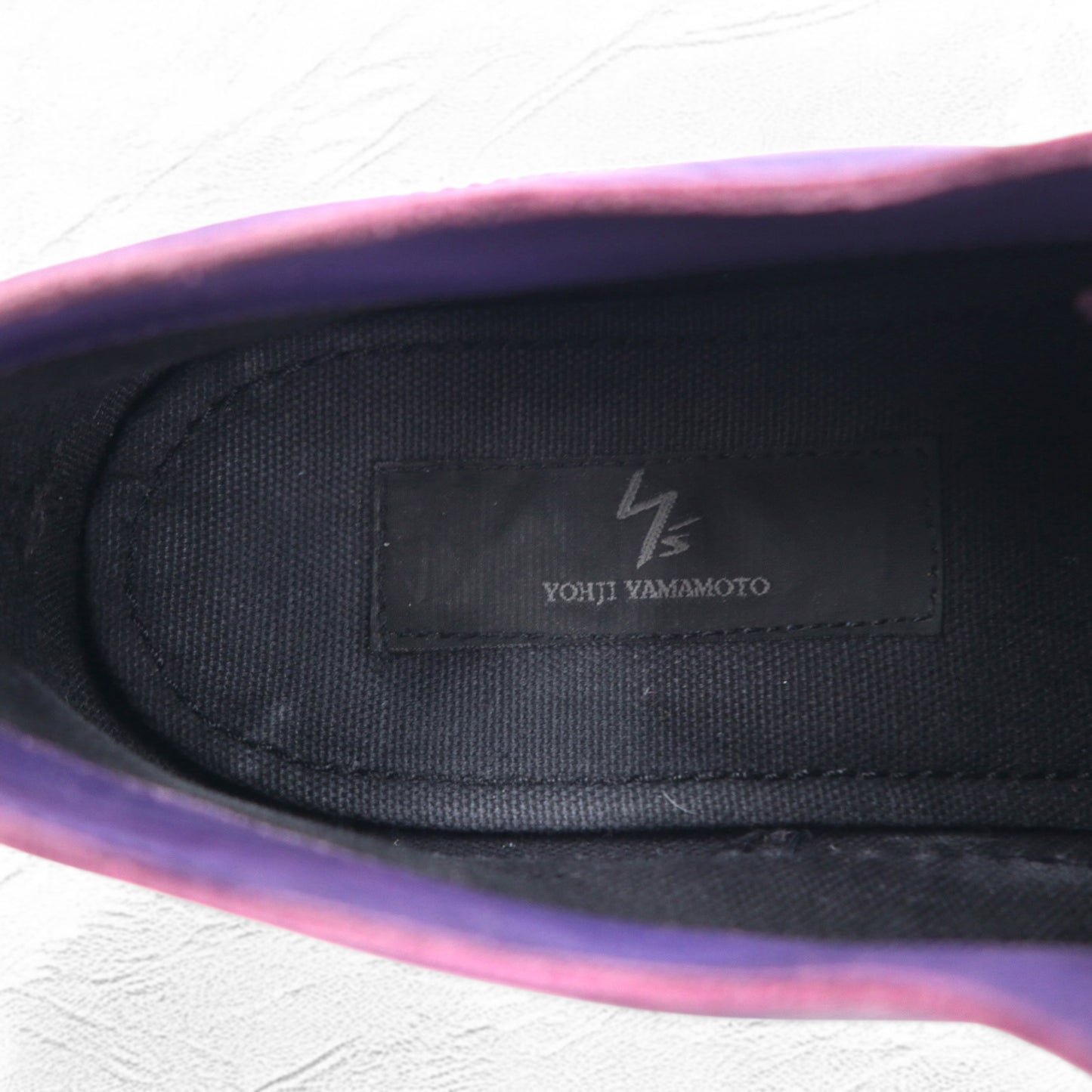 Y's YOHJI YAMAMOTO レザー スニーカー 28-28.5cm パープル