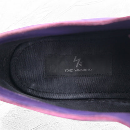 Y's YOHJI YAMAMOTO レザー スニーカー 28-28.5cm パープル