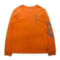 JORDAN BRAND (NIKE) Long Sleeve T-Shirt, Long TL, Orange, Numbering, Reflective Print, BQ5533-850