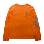 JORDAN BRAND (NIKE) Long Sleeve T-Shirt, Long TL, Orange, Numbering, Reflective Print, BQ5533-850