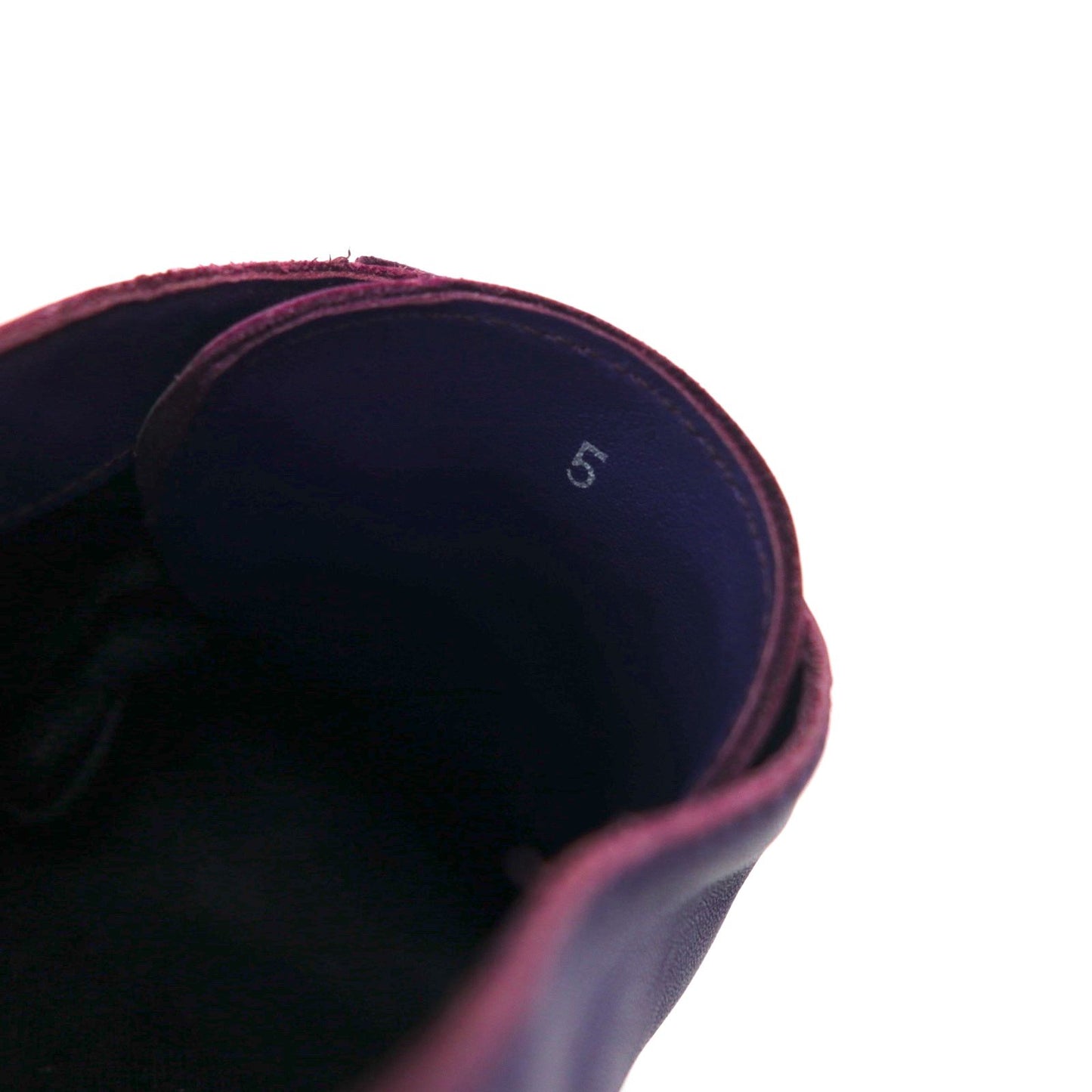 Y's YOHJI YAMAMOTO レザー スニーカー 28-28.5cm パープル