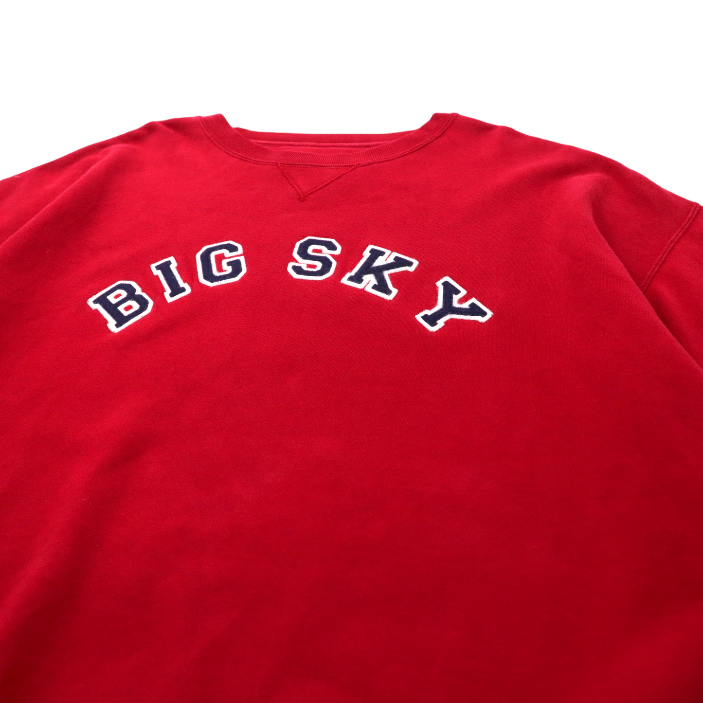 GEAR FOR SPORTS ビッグサイズ カレッジスウェット XL レッド コットン 裏起毛 BIG SKY 90年代