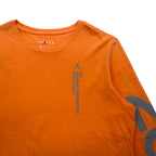 JORDAN BRAND (NIKE) Long Sleeve T-Shirt, Long TL, Orange, Numbering, Reflective Print, BQ5533-850