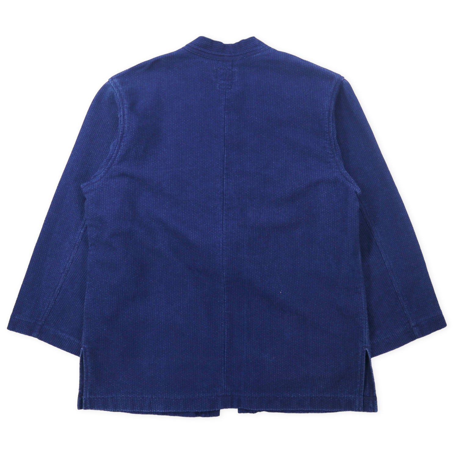 GAIJIN MADE Gown Jacket Haori Jacket XL Blue Cotton Indigo Dobby 