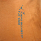 JORDAN BRAND (NIKE) Long Sleeve T-Shirt, Long TL, Orange, Numbering, Reflective Print, BQ5533-850