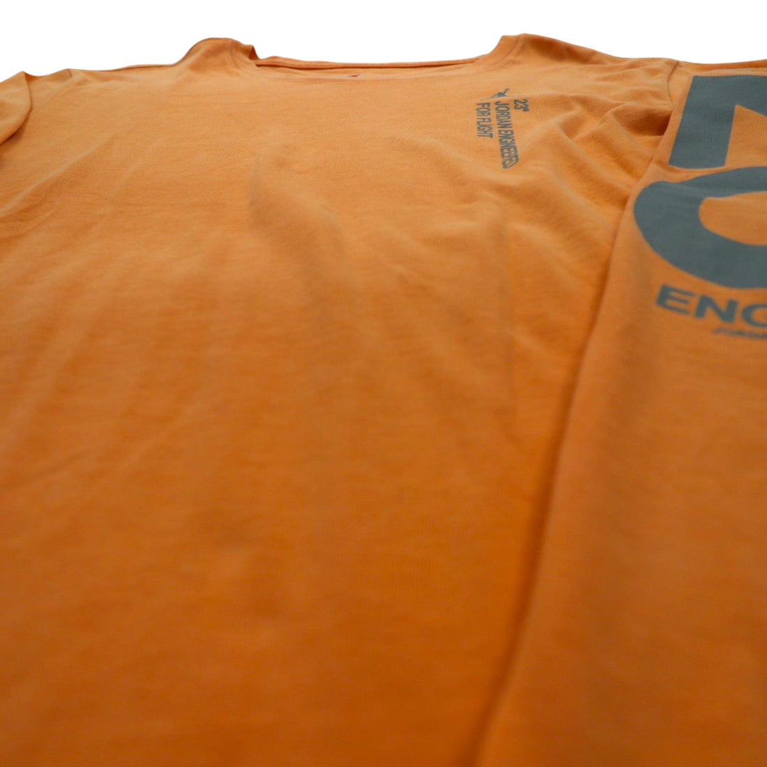 JORDAN BRAND (NIKE) Long Sleeve T-Shirt, Long TL, Orange, Numbering, Reflective Print, BQ5533-850