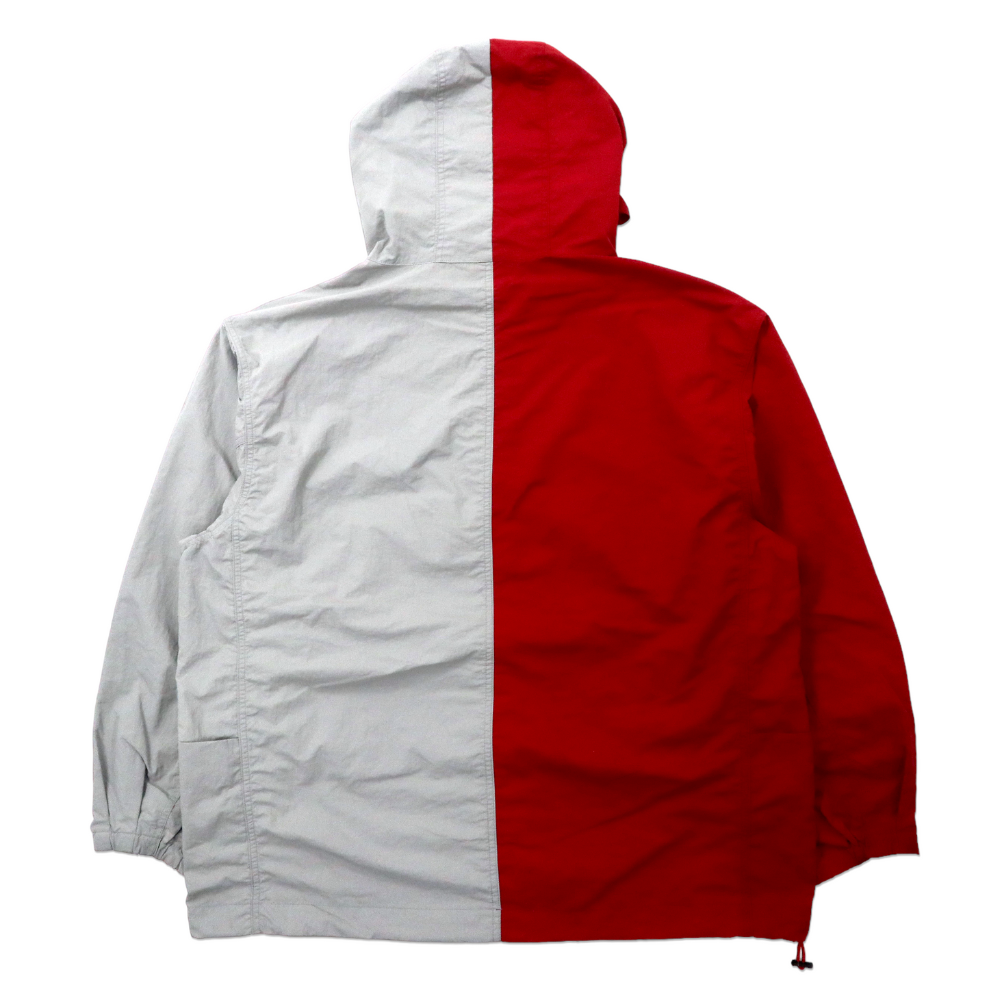 Alexanderleechang Packable Anorak HOODIE L Red Gray Two-Tone AC