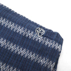 THE NORTH FACE A5 Series Short Sleeve Jacquard Linen Shirt, Size L, Blue, Cotton, All-Over Stripe, AYD3