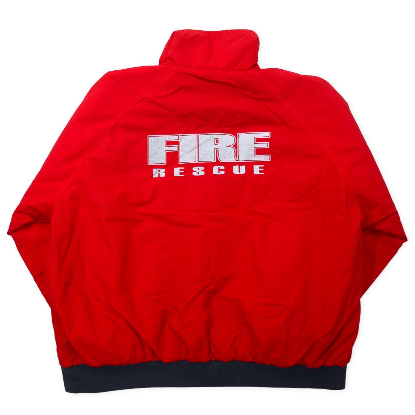 GALLS ワークジャケット フリースライナー 2XL レッド ナイロン FIRE RESCUE バックプリント ビッグサイズ