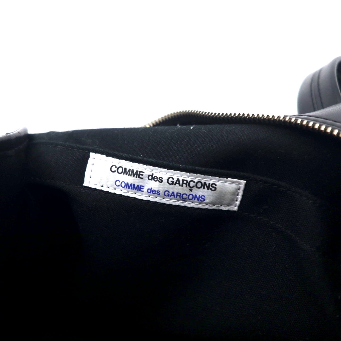 COMME des GARCONS COMME des GARCONS ボストンバッグ ハンドバッグ ブラック PVC 台形 W16SC01