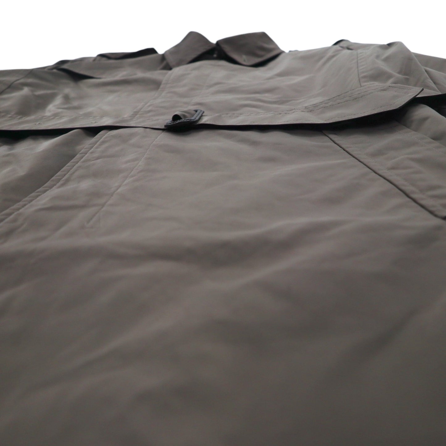 SANYO ソロテックス ミリタリー トレンチコート M カーキ チンストラップ エポレット ベルト付き