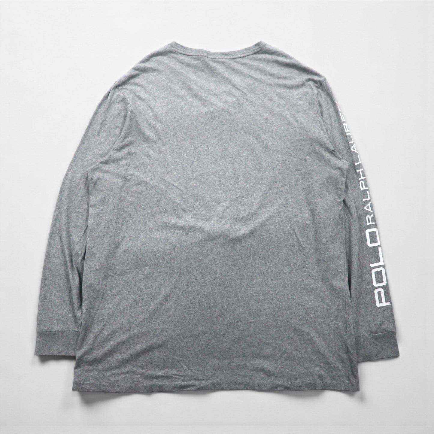 Polo Ralph Lauren Long Sleeve T-Shirt, Size XL, Gray, WORLD CUP RACING, POLO ALPINE Sleeve Logo
