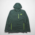 THE NORTH FACE Softshell Tech Full-Zip Hoodie, Size L, Khaki, Zip Pocket