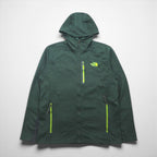 THE NORTH FACE Softshell Tech Full-Zip Hoodie, Size L, Khaki, Zip Pocket