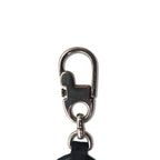 GUCCI Made in Italy Key Ring Key Holder Charm Leather G Logo