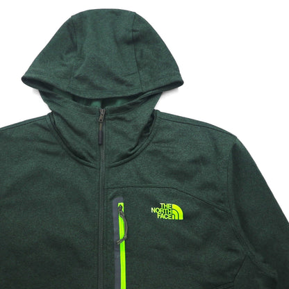 THE NORTH FACE ソフトシェル テック フルジップパーカー L カーキ ジップポケット