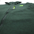 THE NORTH FACE Softshell Tech Full-Zip Hoodie, Size L, Khaki, Zip Pocket