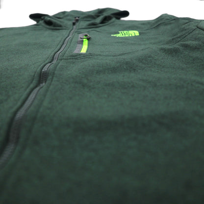 THE NORTH FACE ソフトシェル テック フルジップパーカー L カーキ ジップポケット