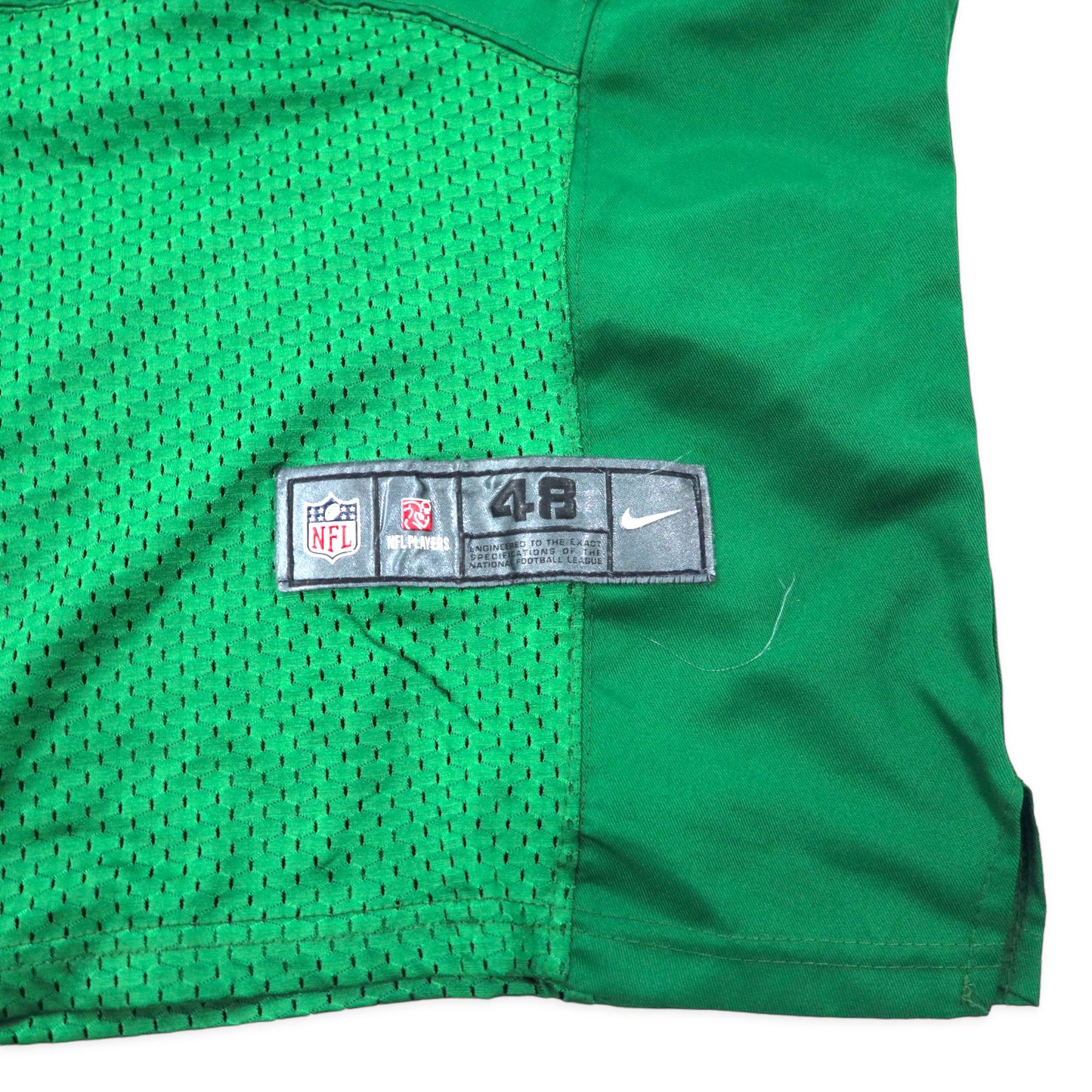 NIKE NFL ゲームシャツ 48 グリーン ポリエステル メッシュ NY JETS ナンバリング WILLIAMS ビッグサイズ