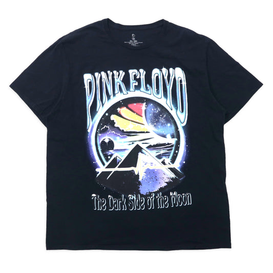 日本然リトテ-古着オンライン-PINK FLOYD ピンクフロイド バンドTシャツ 2XL ブラック コットン The Dark Side Of The Moon ビッグサイズ-PINK FLOYD Pink Floyd Band T-Shirt 2XL Black Cotton THE DARK SIDE OF THE MOON Big Size