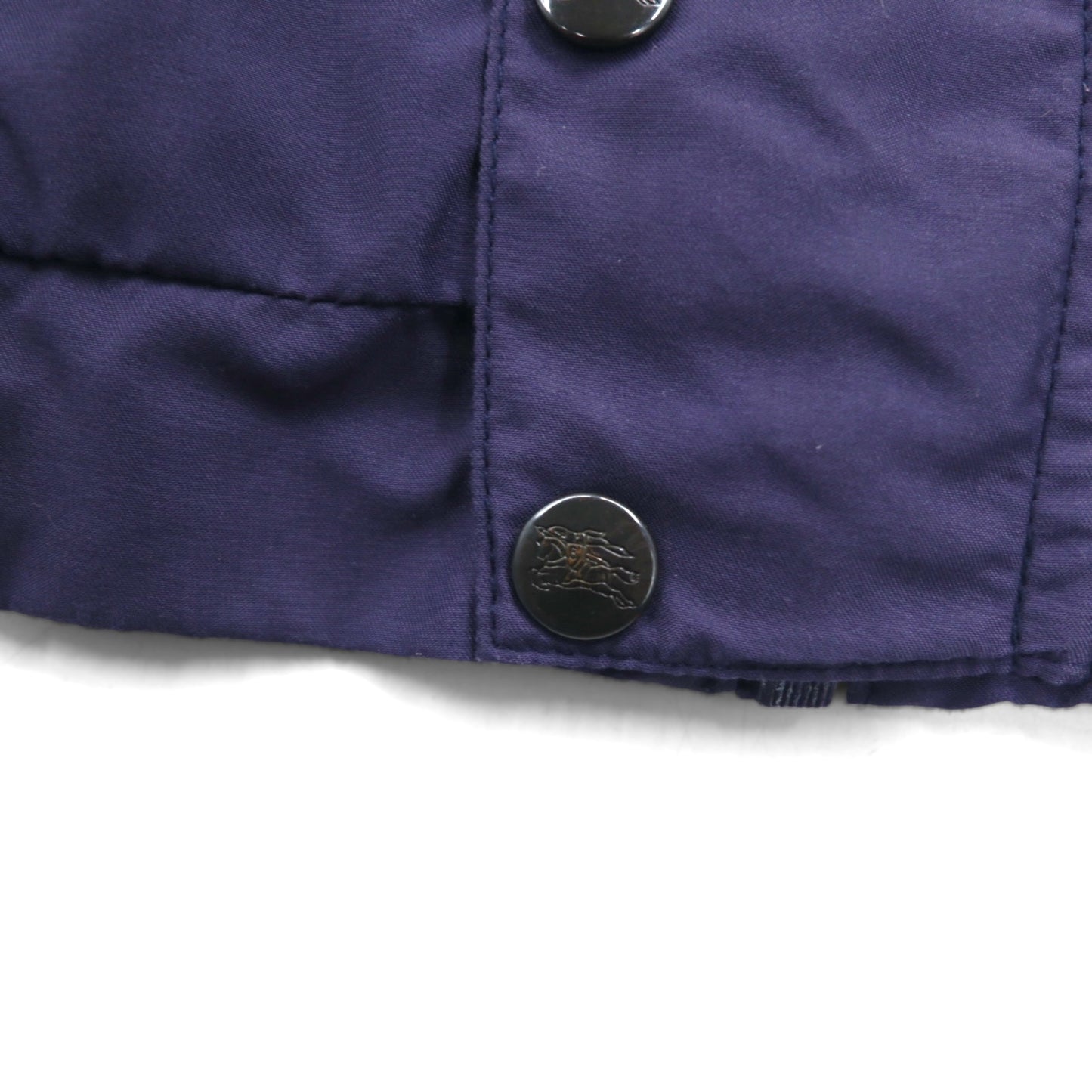 Burberrys GOLF ポルトガル製 スウィングトップ ハリントンジャケット L ネイビー ポリエステル 裏地ノバチェック