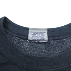 MV SPORT 90s College Print Sweatshirt M Grey Cotton Fleece Lining FONTBONNE