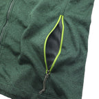 THE NORTH FACE Softshell Tech Full-Zip Hoodie, Size L, Khaki, Zip Pocket