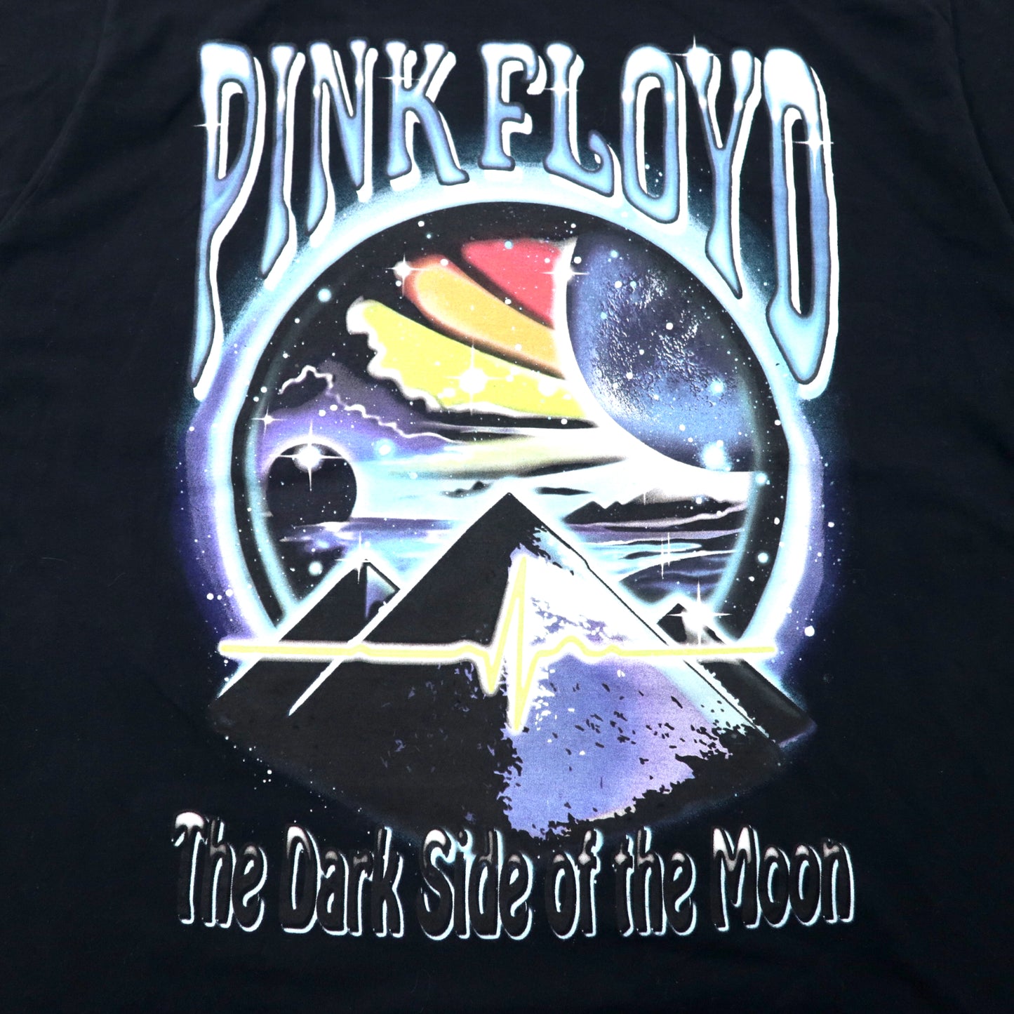 PINK FLOYD ピンクフロイド バンドTシャツ 2XL ブラック コットン The Dark Side Of The Moon ビッグサイズ