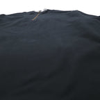 Polo by Ralph Lauren Half Zip Top L Black Cotton Small Pony Embroidery Unused