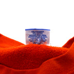 SAVVY by TRAU &amp; LOEVNER USA Made College Print Sweatshirt L Orange Cotton SYRACUSE