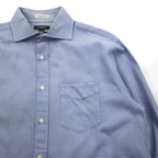 BURBERRY Made in Japan Dress Shirt, XL, Blue, Club Collection, Cuff Holes, Chest Pocket