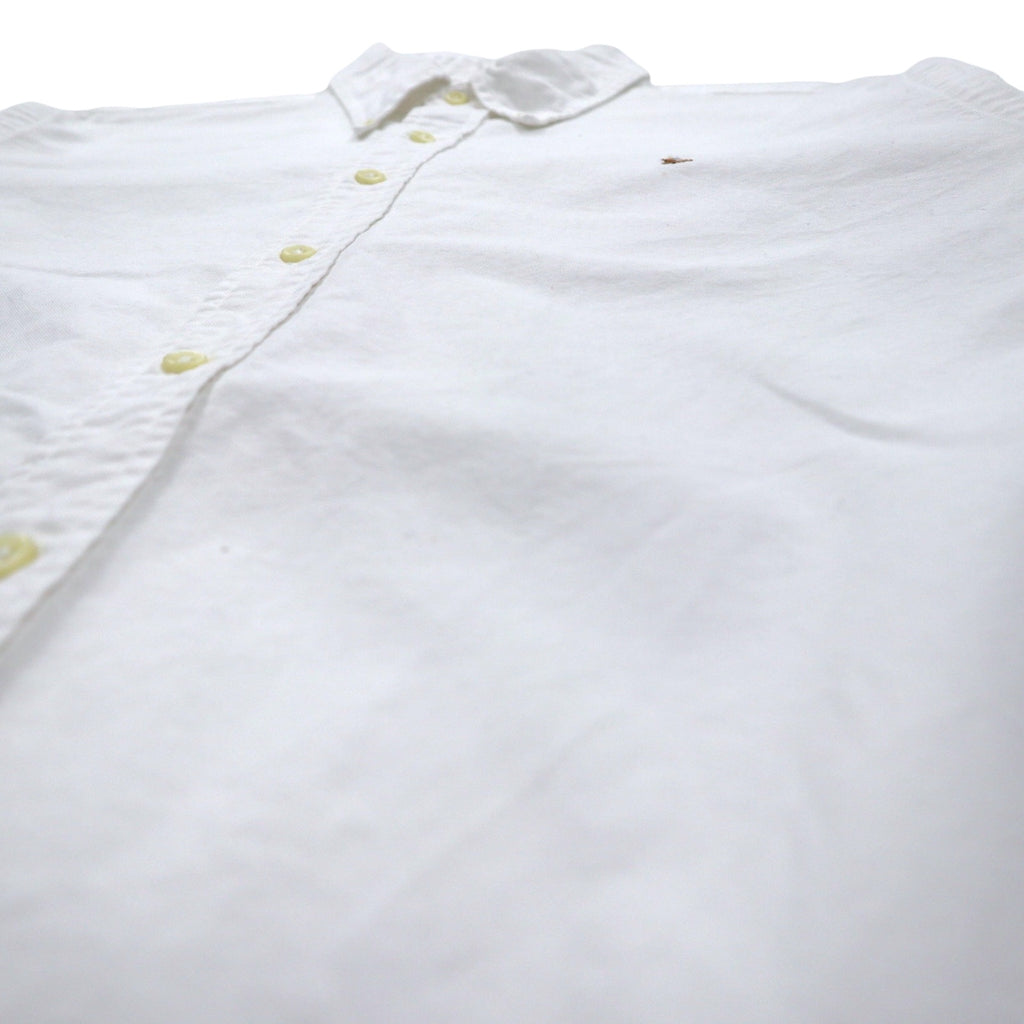 RALPH LAUREN Oxford Button-Down Shirt, XL, White Cotton, Small Pony Embroidery, Made in Sri Lanka