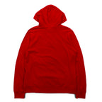 Polo by Ralph Lauren Big Pony Embroidered Half Button Hoodie, S, Red, Cotton, Pique